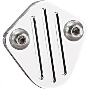 Billet Specialties 41220 Polished Fuel Pump Block-Off for Big Block Chevy
