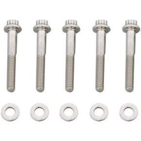 ARP 613-3500 Stainless Steel 3/8-16" RH Thread 3.500" UHL 12-Point Bolt with 3/8" Socket and Washer, (Set of 5)