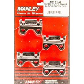 Manley 421518 Short Block Chevy Guide Plate, 5/16" Pushrod