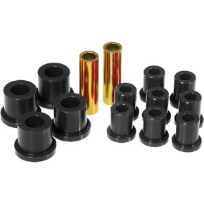 Prothane 4-1002-BL Black Rear Spring Eye and Shackle Bushing Kit