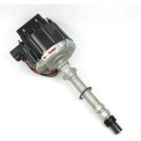 PerTronix D1070 Flame-Thrower Black Cap Race Distributor HEI for Chevrolet Small Block/Big Block