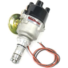 Pertronix D176600 Flame-Thrower Plug and Play Vacuum Advance Cast Electronic Distributor with Ignitor Technology for British 4 Cylinder Engine