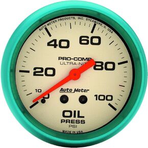 Auto Meter 4521 Ultra-Nite Oil Pressure Gauge