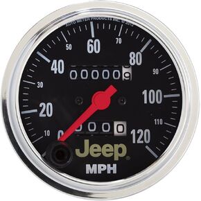 Auto Meter 880245 Mechanical Speedometer for Jeep 3.375 in.