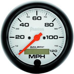 Auto Meter 5887 Phantom In-Dash Electric Speedometer,3.375 in. , Black