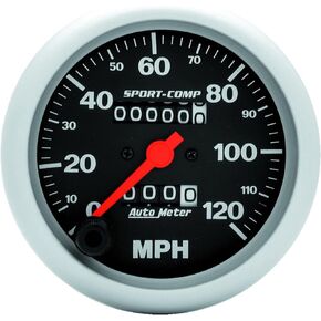 Auto Meter 3992 Sport-Comp In-Dash Mechanical Speedometer 3.375 in.