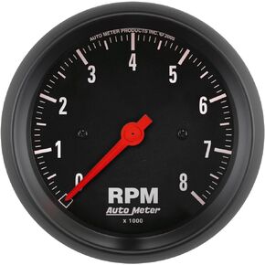 AUTO METER 2699 Z-Series in-Dash Electric Tachometer 3.375 in.