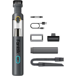 Fanttik Slim V8 Mate مكنسة السيارة اللاسلكية عالية الطاقة، 12000Pa/30AW، مكنسة RobustClean™ الصغيرة مع خرطوم مرن وفرشاة للحيوانات الأليفة، شحن سريع لمدة ساعتين، مكنسة كهربائية محمولة لتنظيف المنزل الداخلي للسيارة in Kuwait
