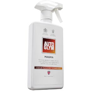 Autoglym Magma Liquid Clay, 500ml - Colour Transform Technology Fallout Remover, Removes Stubborn Iron Specks From Car Bodywork, Brake Discs, Car Wheel Cleaner, Red