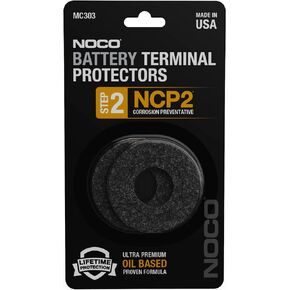 NOCO NCP2 MC303 Oil-Based Battery Terminal Protectors, Anti-Corrosion Washers, and Battery Corrosion Pads (Pack of 2)