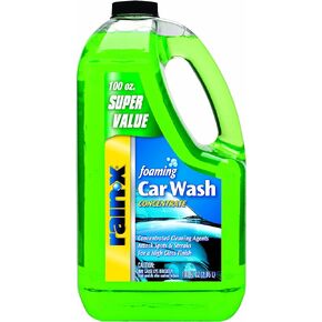Rain-X 5072084 Foaming Car Wash - 100 fl oz. High-Foaming, Concentrated Formula For Greater Cleaning Action, Safely Lifting Dirt, Grime And Residues For An Exceptional Clean