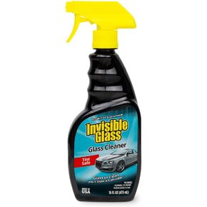 Invisible Glass 92163 16-Ounce Premium Glass Cleaner and Window Spray for Auto and Home Streak-Free Shine on Windows, Windshields, and Mirrors Residue and Ammonia Free and Tint Safe, Pack of 1