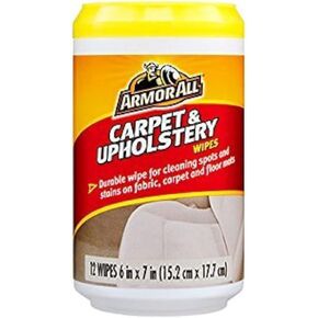 Armor All Car Cleaning Wipes: Carpet & Upholstery Wipes, Durable for Cleaning Spots and Stains on Interior Fabric, Floor Mats, and Car Seats (1 Pack) in Saudi Arabia