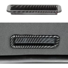 RT-TCZ Sunroof Visor Handle Switch Trim Cover Interior Accessories for Chevrolet Camaro 2010-2015 (Carbon Fiber Grain)