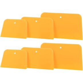 TINSKY Body Filler Spreaders, 15PCS 4, 5, & 6 Inch Automotive Body Fillers Hard Plastic Spreaders Auto Body Spreader for Applying Fillers, Putties, Glazes or Caulking Agents Car Body Maintenance