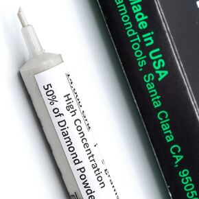 TechDiamondTools Diamond Polishing Compound Polishing Paste 100,000 Grit 0-0.25 Micron for Marble Glass Metal Rock Jewelry Resin Silver Chrome Gemstone with High Concentration Diamond Powder USA Made