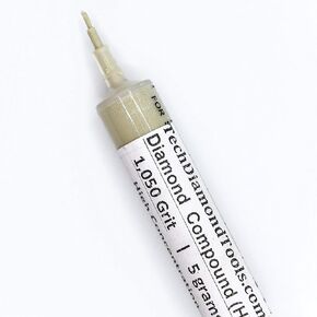 TechDiamondTools Diamond Polishing Compound Polishing Paste 100,000 Grit 0-0.25 Micron for Marble Glass Metal Rock Jewelry Resin Silver Chrome Gemstone with High Concentration Diamond Powder USA Made