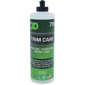 3D Trim Care Restorer of Faded & Dull Plastic, Rubber, Trim & Bumpers - Renews Surface to Original Appearance - Long Lasting Shine & Protection 16oz.