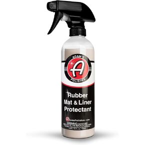 Adam's Polishes Rubber Mat & Liner Protectant (16 fl. oz) - Rubber Floor Mat Protective Spray Car Detailing | Non-Sticky, Non-Greasy, Non-Slip Formula | Restores Mats, Truck Bed Liners, Trunk & More