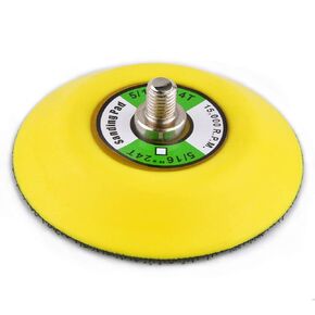 SHININGEYES 3-Inch Dual-Action Hook & Loop Fastener Flexible Backing Plate, 3" Polishing Pad with 5/16"-24 Threads
