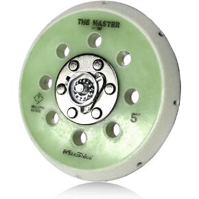 Maxshine 5" Hook and Loop Dual Action Backing Plate Pro Series – for Dual Action Polishers with 5/16" Diameter Thread, Up to 12000 OPM DA