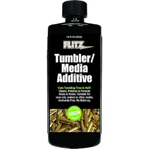 Flitz Metal Tumbler Media Additive, Cut Your Tumbling Time in Half, Non-Ammonia Based Formula Works Great on All Metals, 7.6 oz. Bottle