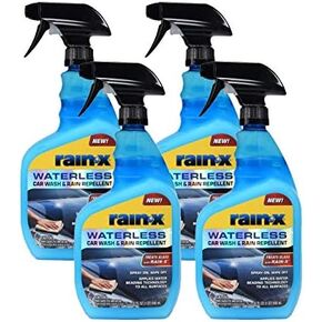 غسول السيارة بدون ماء وطارد المطر من Rain-X 620100-3PK، 23 أونصة (عبوة من 3 قطع) in Kuwait
