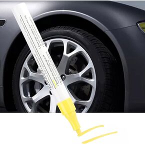 Yellow Tire Paint,Tire Pencil 1 Pcs Waterproof Professional Car Pencil Tire Paint Pen Mark Pens (Yellow) (Yellow)