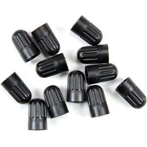 Dsycar 30 Pack TPMS Tire Valve Stem Caps, Black Plastic Long Stem Caps for TR20008 TPMS Valve Caps with Rubber Gasket Universal for Cars, SUVs, Trucks, Bikes and Motorcycles (30 Pcs)