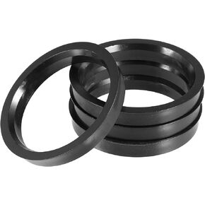 ACROPIX 70.1mm to 60.1mm Universal Car Hub Centric Rings Black - Pack of 4