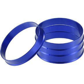 A ABSOPRO Car Hub Centric Rings OD 60.1mm to ID 56.1mm Hub Centric Rings Wheel Bore Center Spacer Aluminum Alloy Blue (Set of 4)