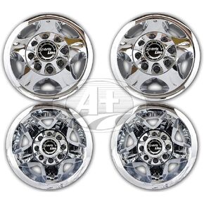 17" ABS Chrome Plated Wheel Simulator Set for Chevy GMC Silverado 3500 2008~2010