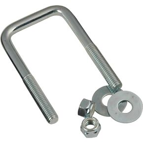 CE Smith Trailer 15251A مربع على شكل حرف U مع غسالات وصواميل، 7/16 بوصة × 2-1/8 بوصة × 4 بوصة - قطع غيار وإكسسوارات لقارب التزلج أو قارب الصيد أو مقطورة المراكب الشراعية