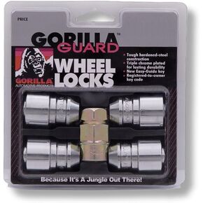 Gorilla Automotive 61681 Acorn Gorilla Guard Locks (1/2" Thread Size) - Pack of 4