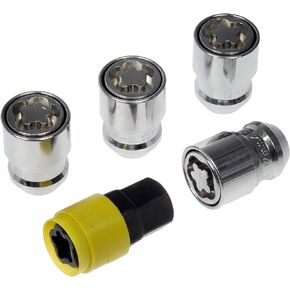 Dorman 712-381 M12-1.50 Wheel Lock Set, 5 Pack,Silver