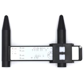 GoldenSunny Wheel/Stud Bolt Pattern Measuring Tool/PCD Ruler - 4 5 6 8 Holes Lug Bolt Pattern Gauge