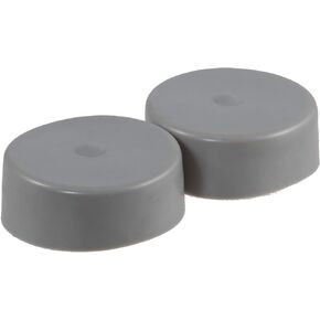 CURT 23244 2.44-Inch Trailer Wheel Bearing Protector Dust Covers, 2-Pack