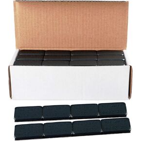 YIZBAP Wheel Weights Black 1oz, 72 oz/Box, 72pcs, with Strong Black Adhesive. 1 Ounce Stick on Wheel Weights for Cars, Trucks, SUVs, Motorcycle, and Others