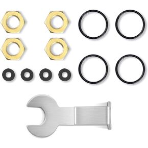 GUTA TPMS Service Pack - Nut Mounting Wrench, Anti-Thief Nuts, Waterproof Rubber Rings, Anti-Leak Rubber Rings