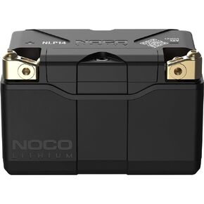 NOCO Lithium NLP14, Group 14, 500A Lithium LiFePO4 Motorcycle Battery, 12V 4Ah ATV, UTV, Jet Ski, 4 Wheeler, Quad, Riding Lawn Mower, Tractor, Scooter, PWC, Seadoo, Polaris and Generator Battery