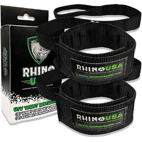 قيود المعصم العالمية للطرق الوعرة من Rhino USA - قيود معصم UTV قابلة للتعديل للسلامة على الطرق الوعرة وحماية من الانقلاب - متوافقة مع ملحقات RZR، Can Am، Maverick، Talon، Teryx، UTV in Kuwait