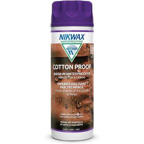 Nikwax Cotton Proof, 1000ml, Waterproofing for Cotton, Polycotton, and Canvas, Adds Water Repellency