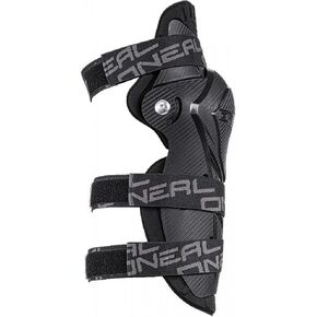 O'Neal 0256-206 Unisex-Adult Pump gun Mx Knee Guard Carbon Look (Black, One Size)
