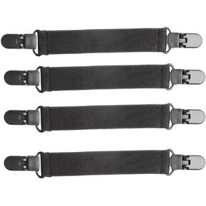 Ximimark 2 Pcs Useful Adjustable Elastic Motorcycle Bike Leg Boot Straps Pant Clips Stirrups