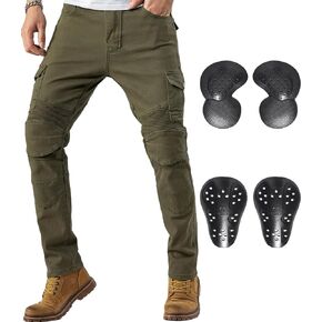 Motorcycle Pants for Men Motocross Riding Pants Motorbike Riding Denim Jeans Adventure Trousers with CE Armor