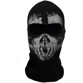 Mask Skull Ghost for Motorcycle Mask Black