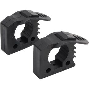 Pikioraz 2PCS Quick-Release Clamp Mount, Rubber Clamp Grip for 1" - 1-1/2" Diameter Tools and Equipment Used on Off-road vehicle, UTV, ATV, Van, Trucks, Boat & Train