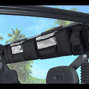 MYDAYS UTV Roll Cage Organizer Case, Cargo Rear Storage Bag Gear Bags,Tools Storage Solution for Most Full Size UTVs, Polaris, Yamaha and Kawasaki UTVs