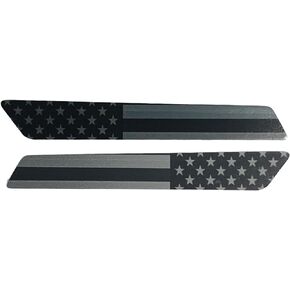 Kustom Cycle Parts Premium Aftermarket Black and Grey American Flag Dash Insert! Fits Harley Davidson 2008-2020 Street Glides and 2010-2020 Road Glides. Made in USA 08-20 Street/Road Glide Dash Insert