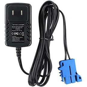 12V Battery Charger for Peg Perego, Ground Force Tractor John Deere Gator XUV Polaris Outlaw Citrus RZR 900 Powered Ride On Car Replacement Power (Model: SFN120100CH)